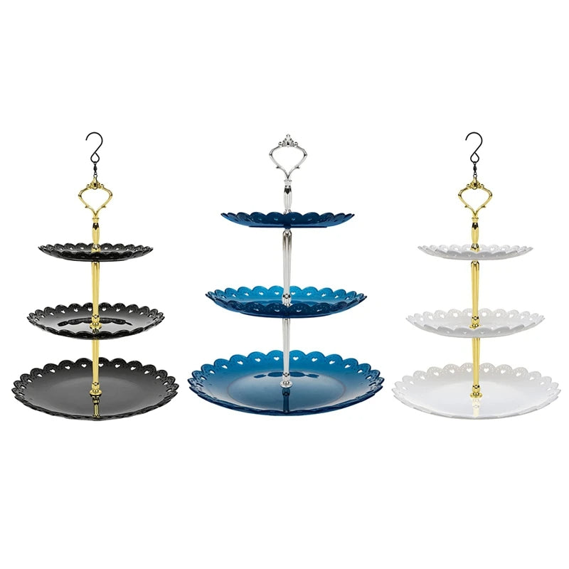 Three Tier Hanging Bird Feeder with Separate Water Basin and Bath Tray