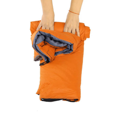 Adult Sleeping Bag with Dual Zippers and Convertible Blanket Design, 1.50 lbs