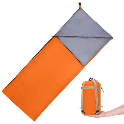 Adult Sleeping Bag with Dual Zippers and Convertible Blanket Design, 1.50 lbs