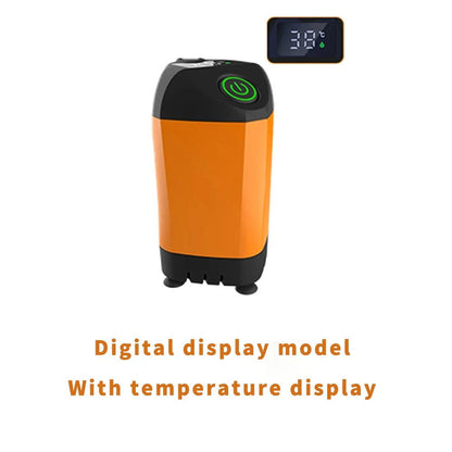 Outdoor Shower Pump with Digital Temperature Display and 90-Minute Battery