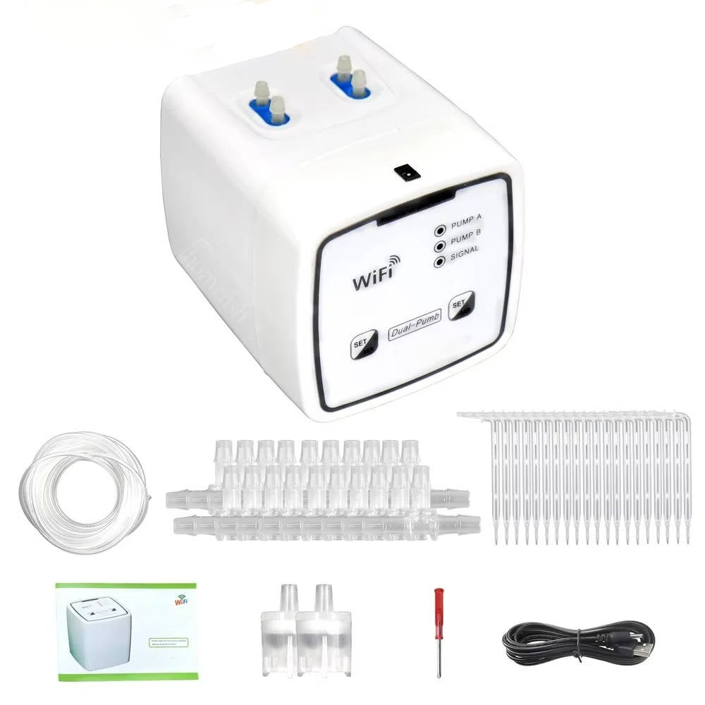 Smart Plant Watering System with App Control and 20 Soil Drippers