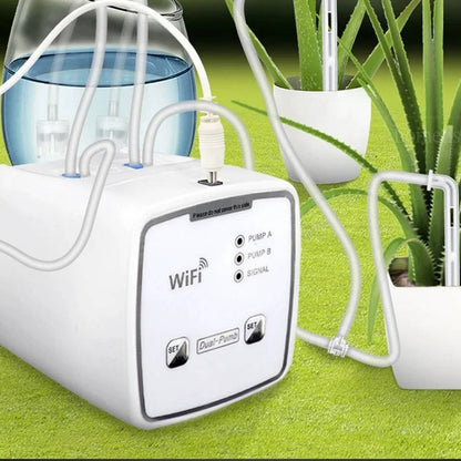 Smart Plant Watering System with App Control and 20 Soil Drippers