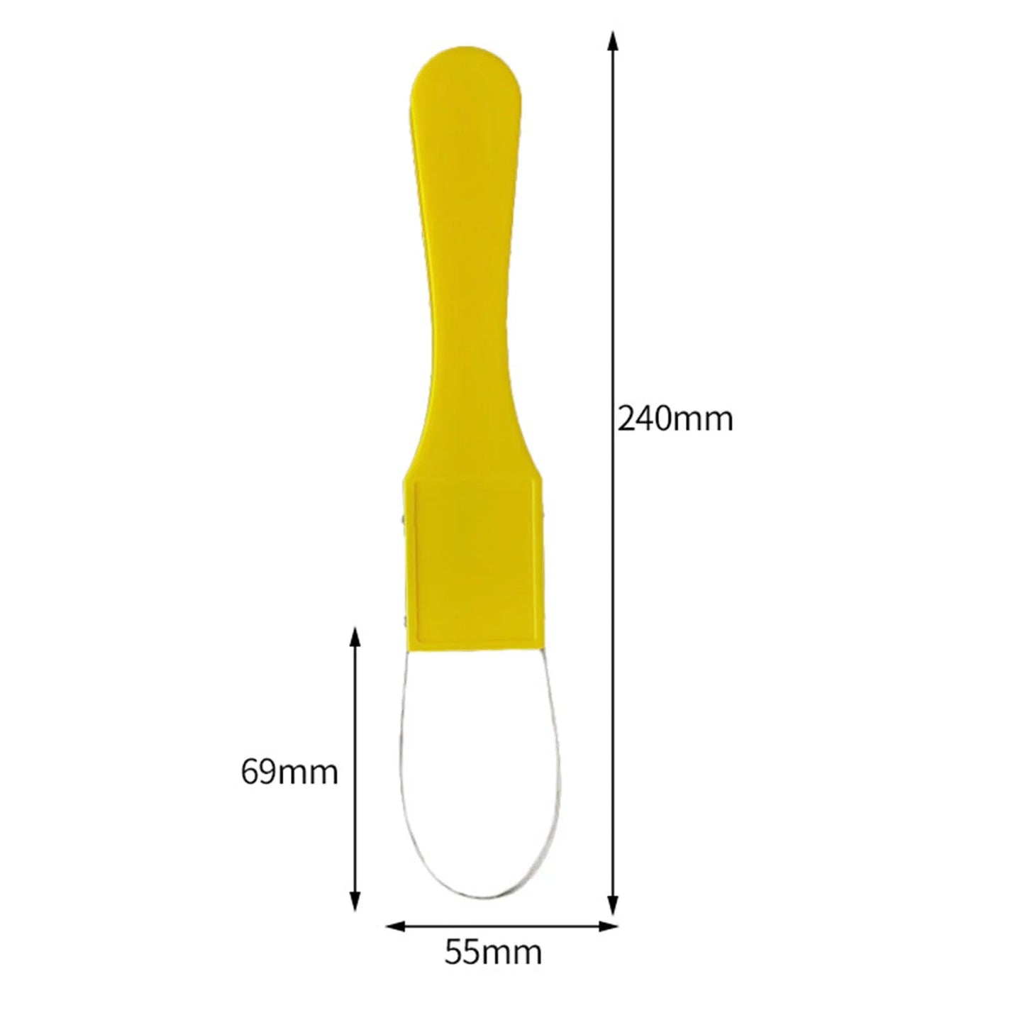 Iron Loop Weeder Tool with Sharp Blade Edge and UV Resistant Handle