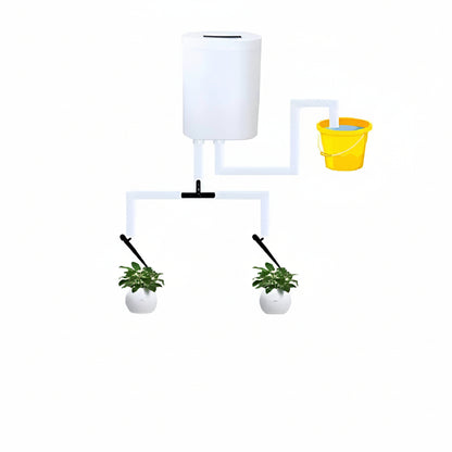 Smart Plant Watering System with LCD Timer and USB Rechargeable Battery