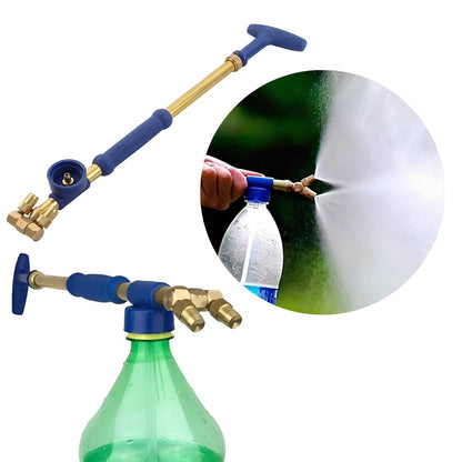 Hand Pump Sprayer with 16 Foot Spray Distance and Telescoping Brass Rod