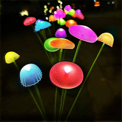 Solar Jellyfish Garden Light with RGB Color Changing LED and Automatic Sensor, IP65 Weather Resistant