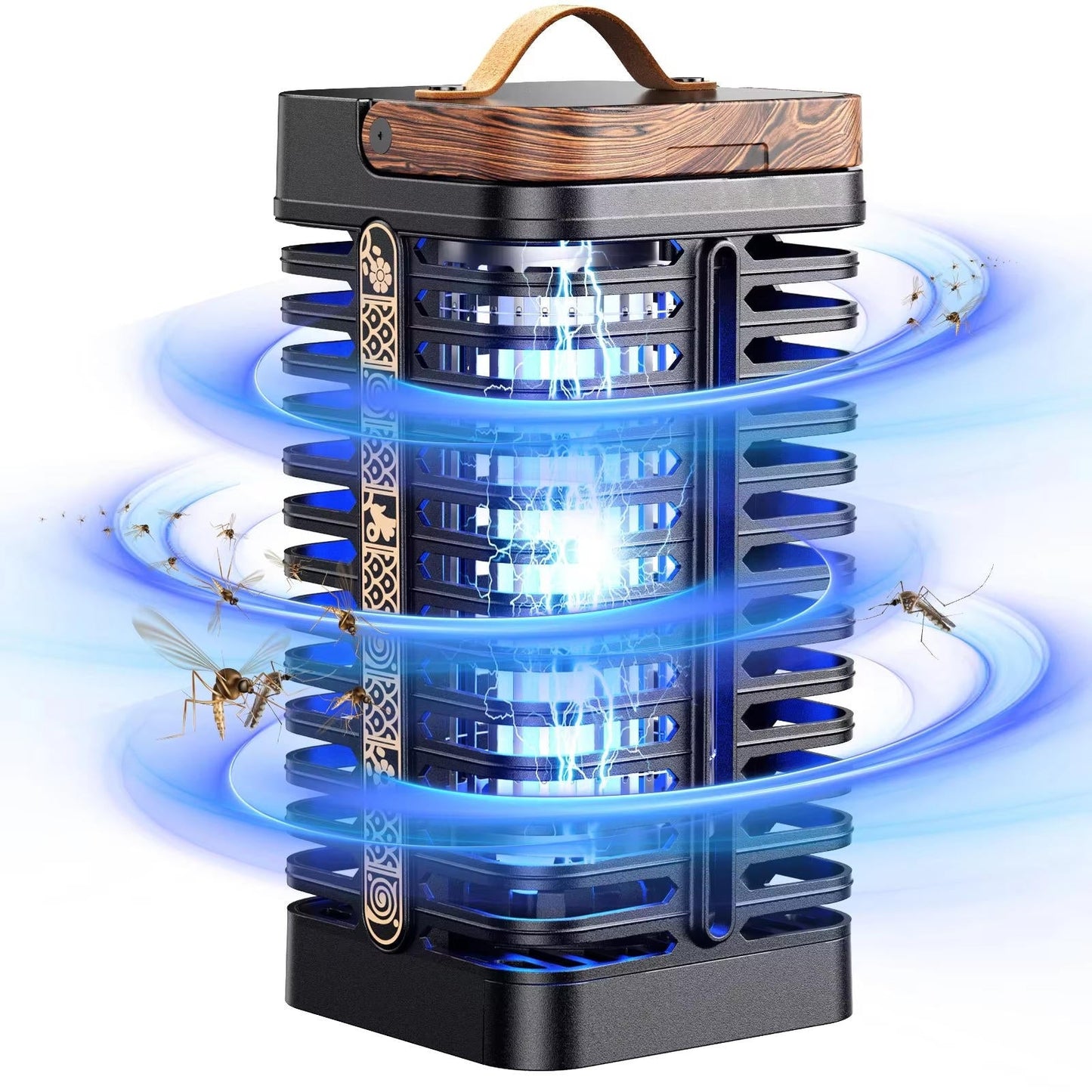 Electric Insect Zapper with UV Light and 360 Degree Coverage for Patios