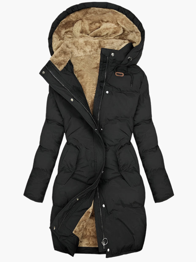 Luna Quilted Hooded Puffer