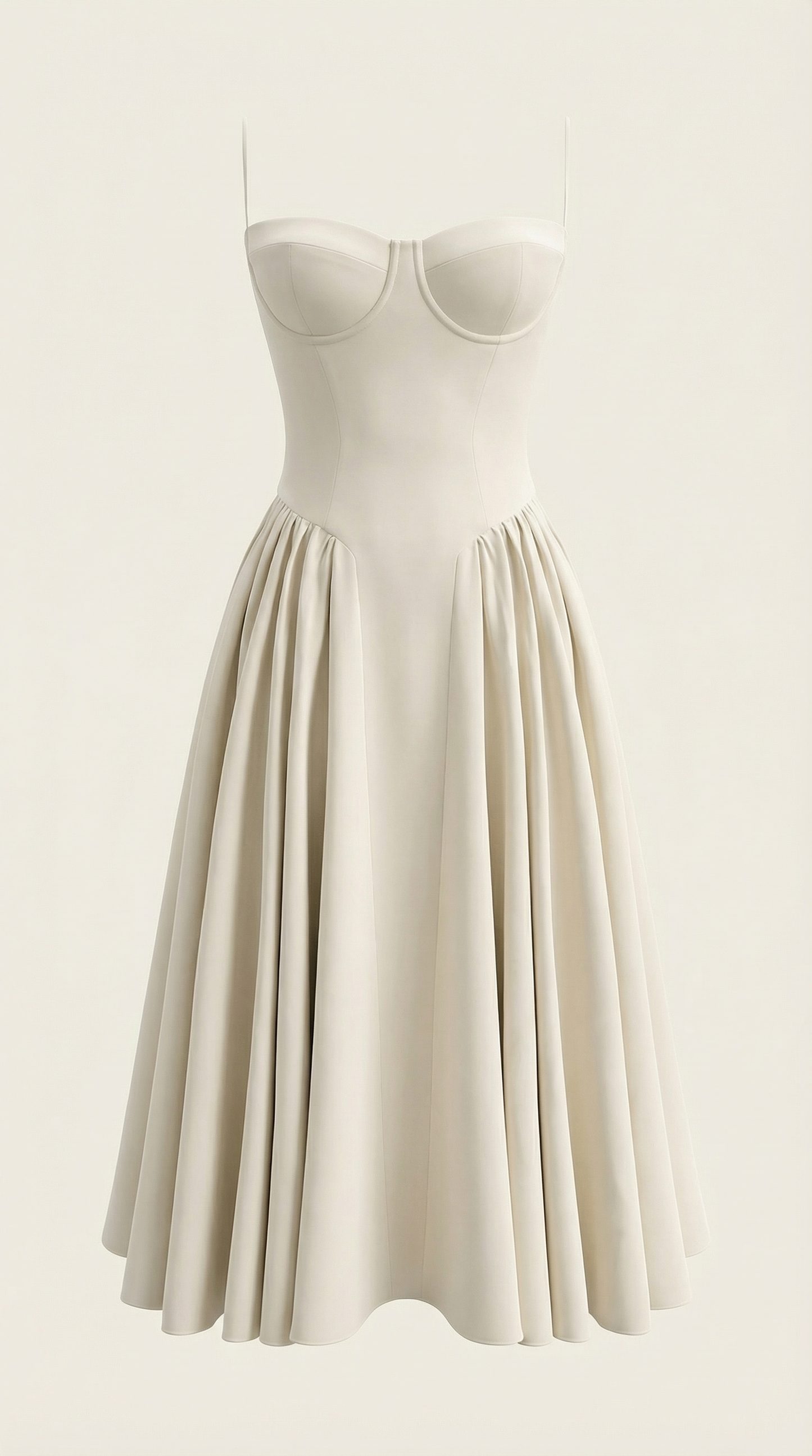 Odette Korset Midi Kjole