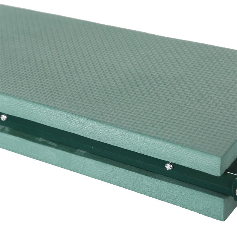 Garden Kneeler and Seat with Steel Handles and Tool Pouches, Converts to Sitting Position