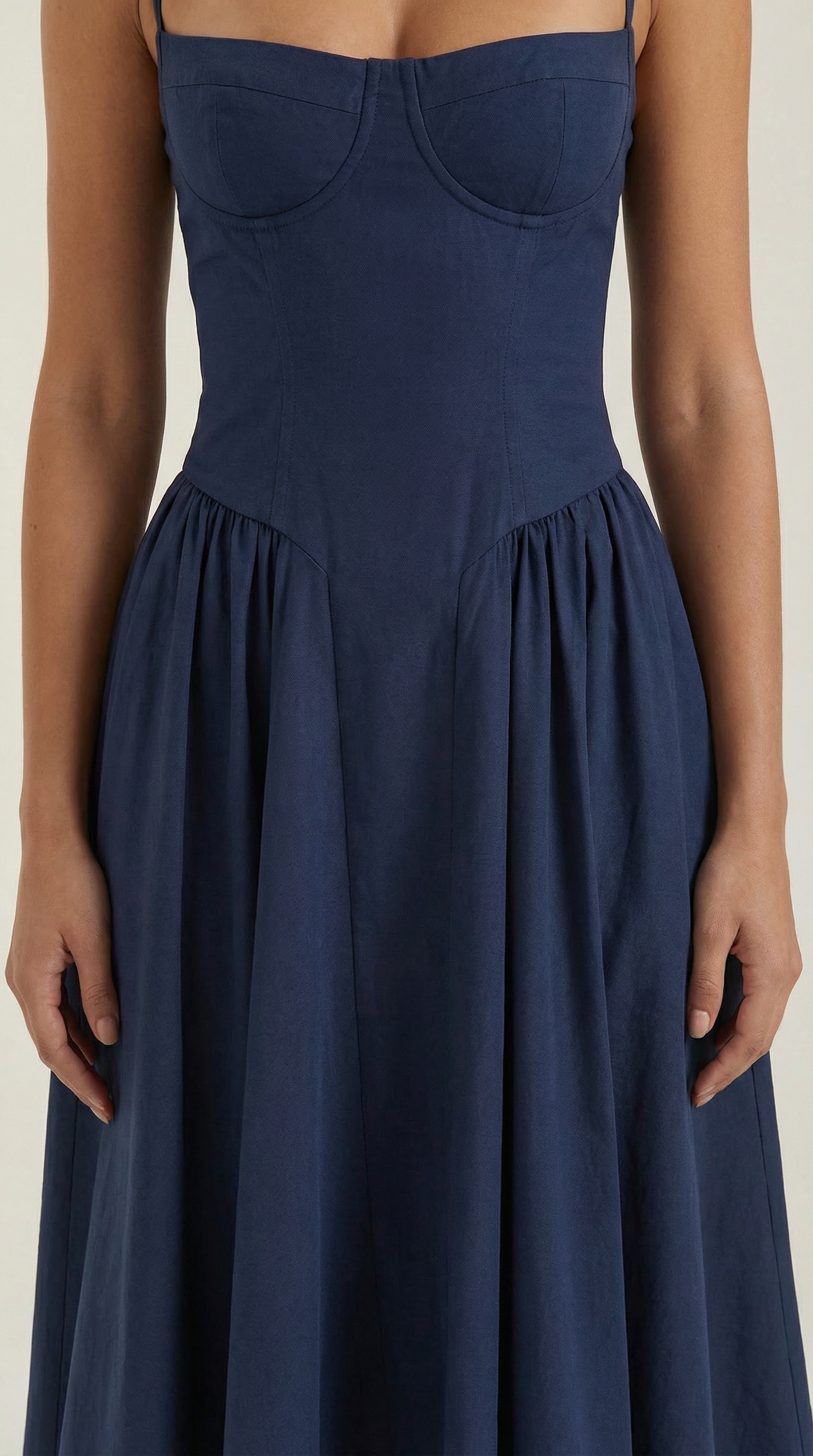 Odette Korset Midi Kjole