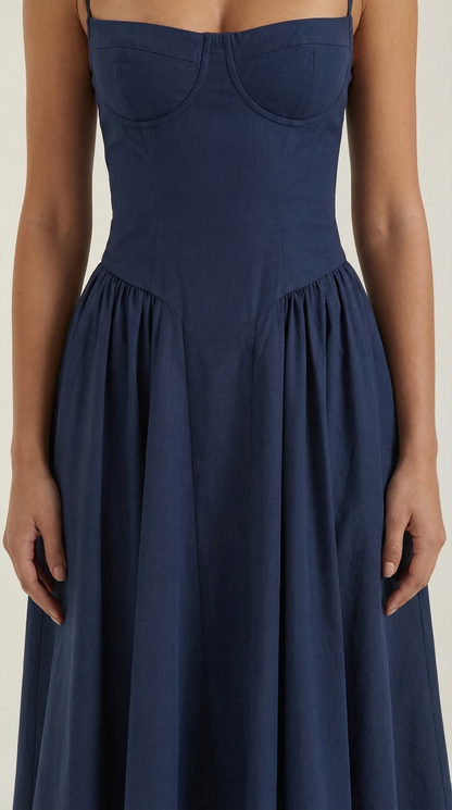 Odette Korset Midi Kjole