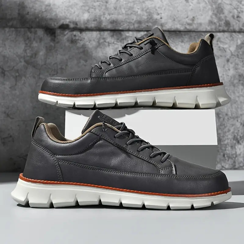 Oslo Orthopedic Leather Sneakers