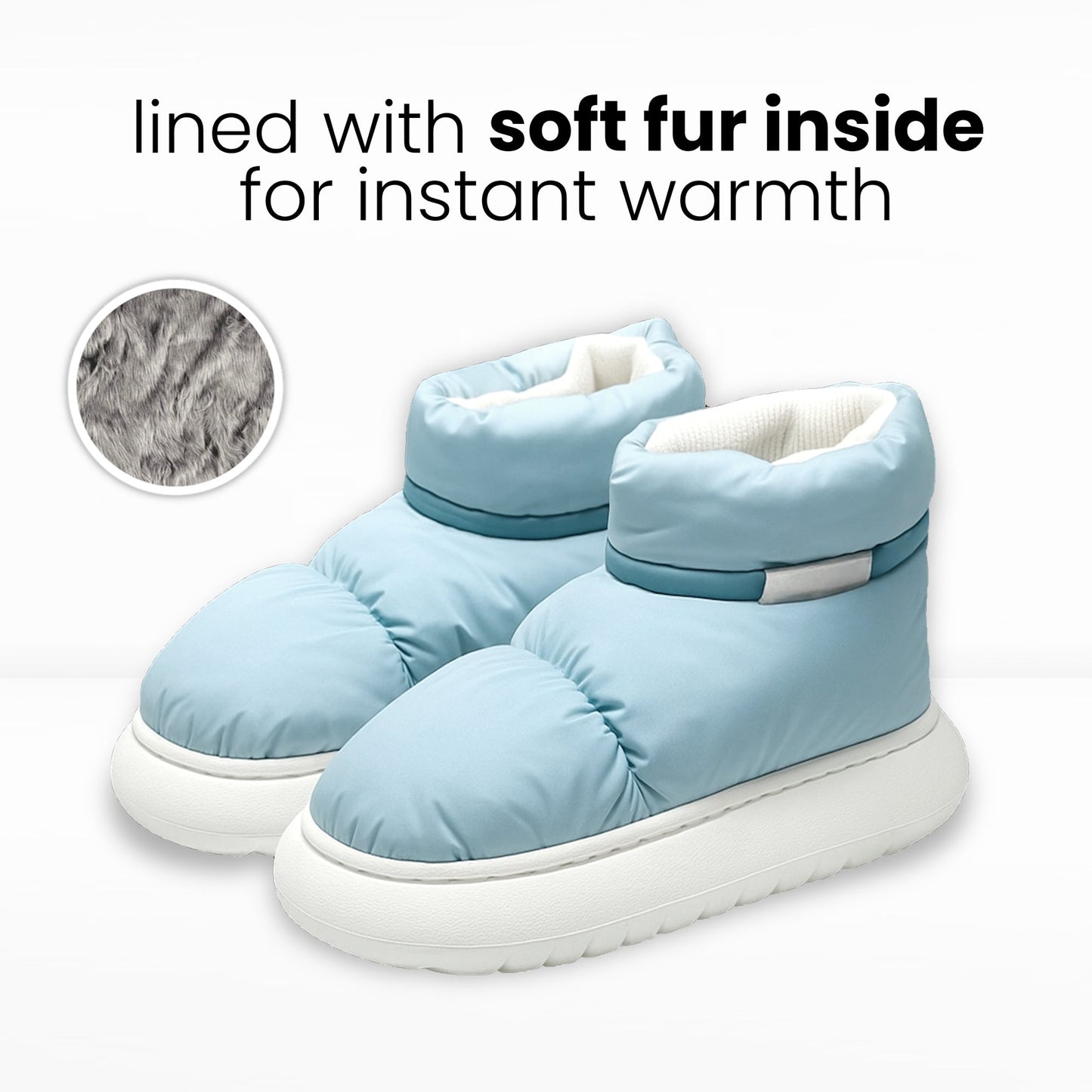 Puffy Cushioned Winter Booties