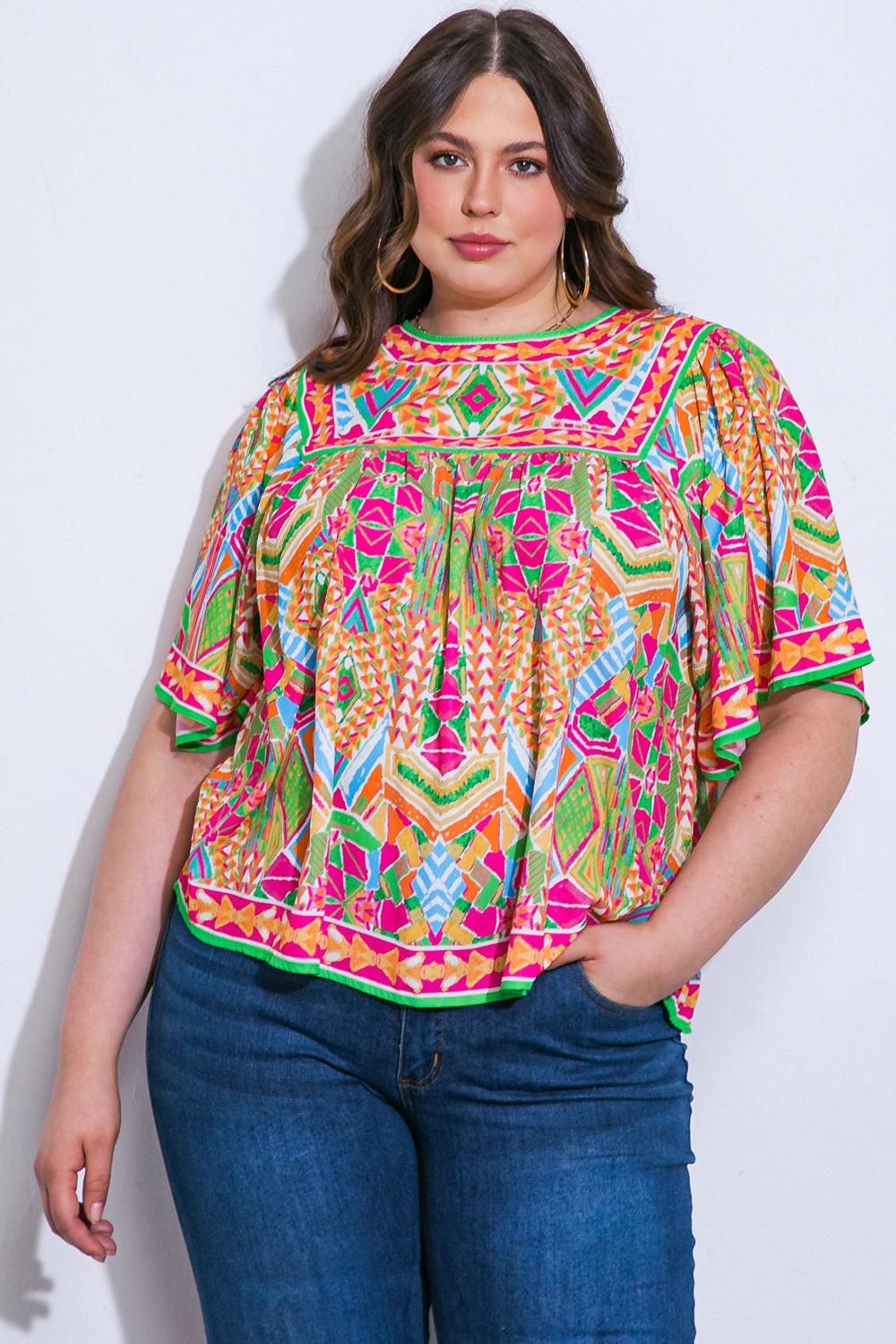 Willow Printed Woven Top