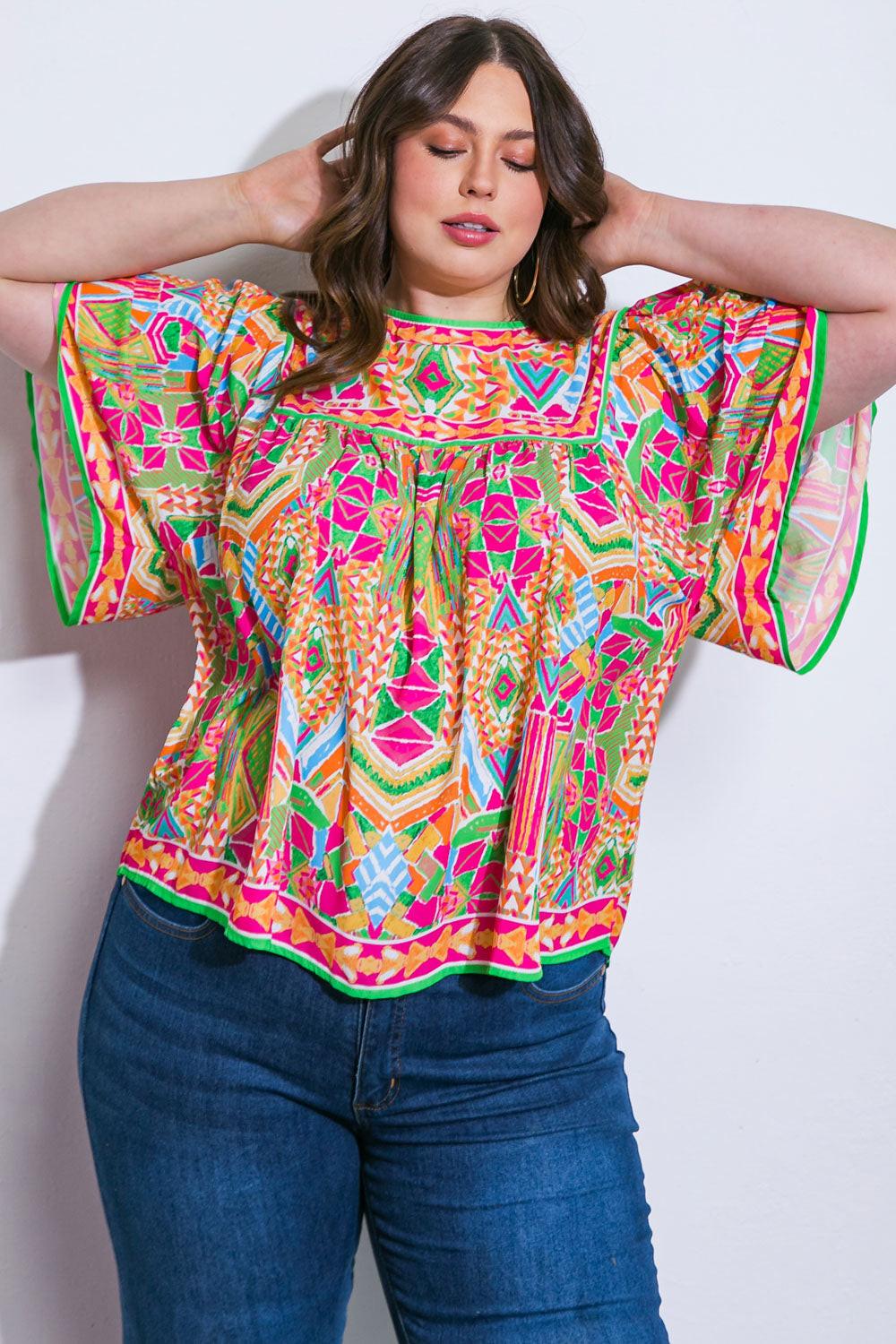 Willow Printed Woven Top