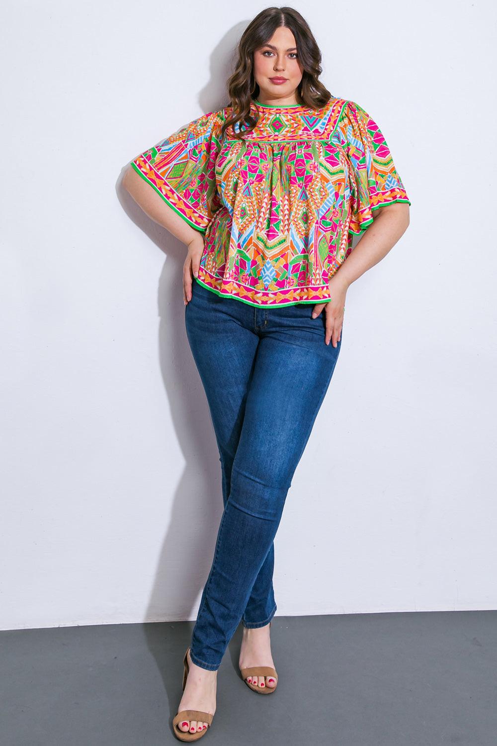 Willow Printed Woven Top