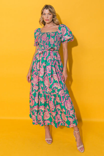 Luna Poplin Ankle Dress