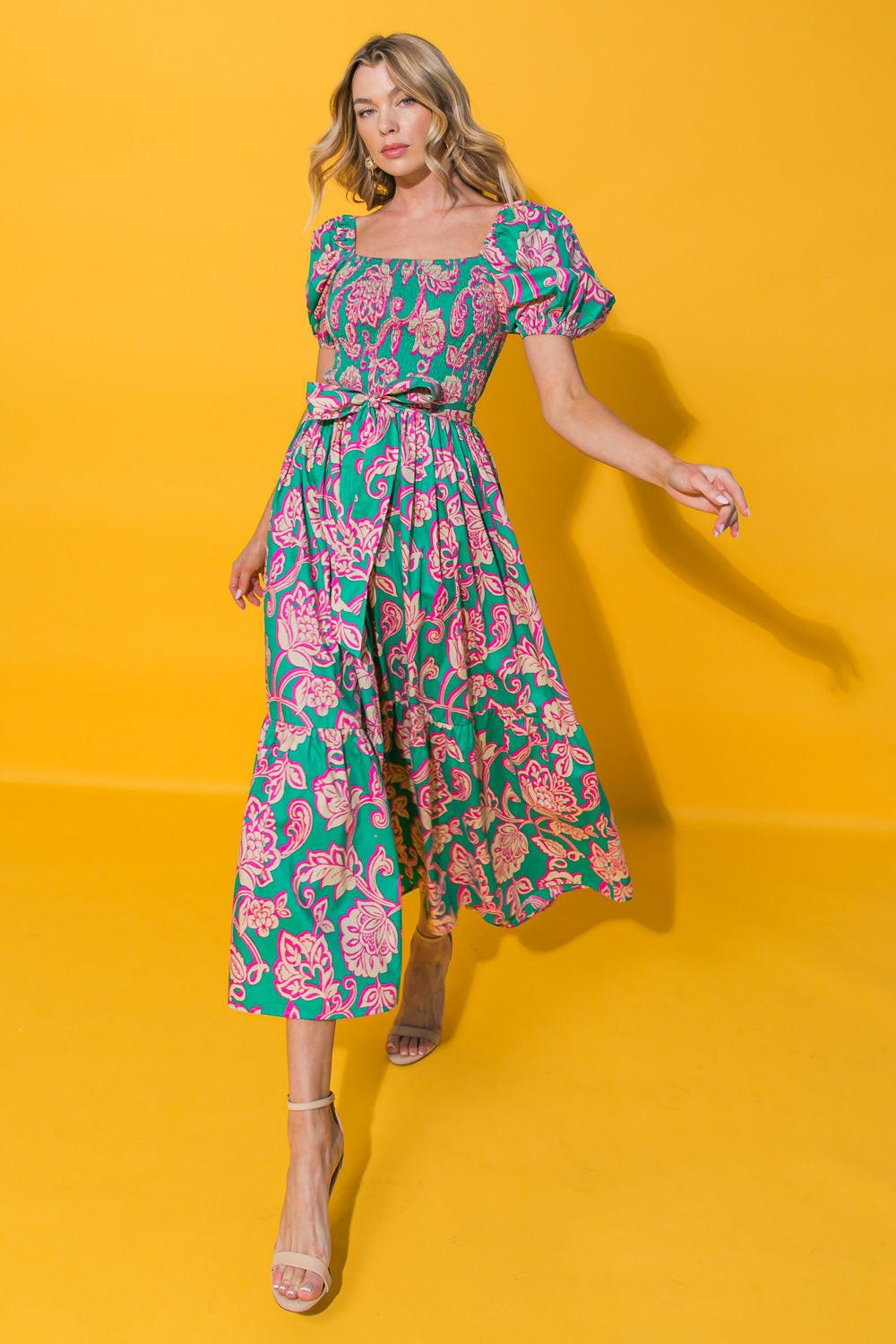 Luna Poplin Ankle Dress