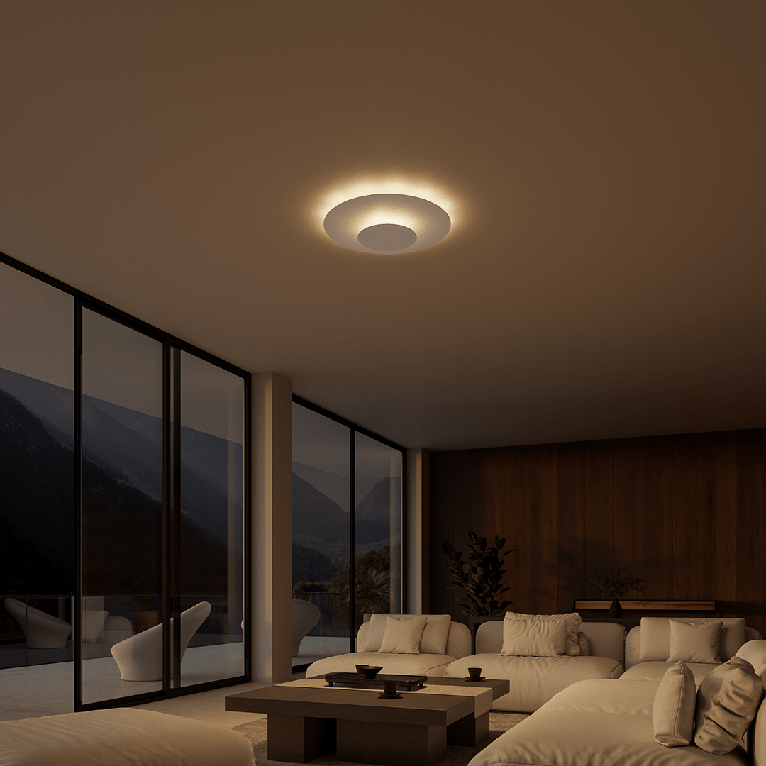 Flush Mount Ceiling Light LED Modern Round Slim Panel - Image 10