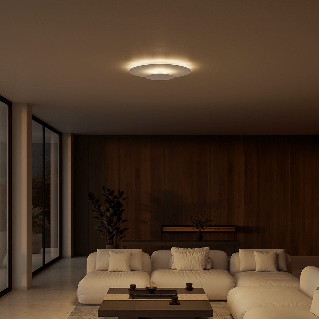 Flush Mount Ceiling Light LED Modern Round Slim Panel - Image 7