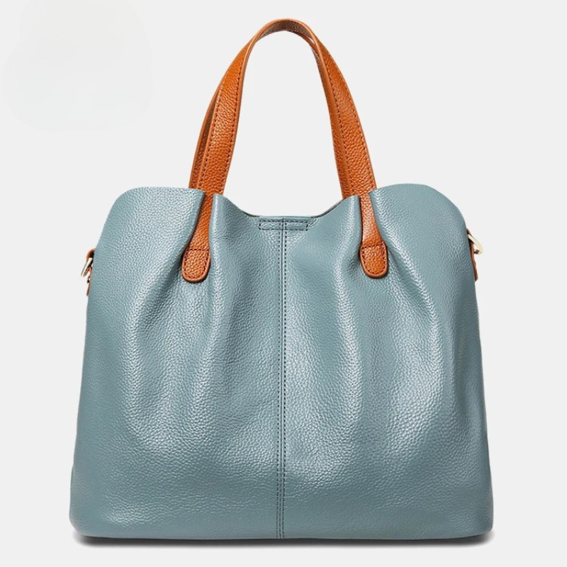 Lara Luksus Tote i Ægte Læder i Kohud