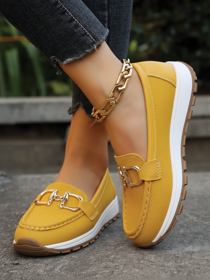 Willow Buckle Vegan Loafers