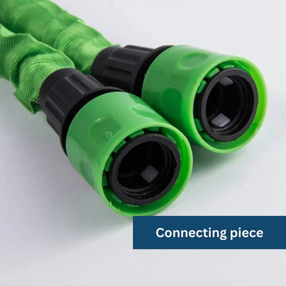 Telescoping Garden Hose with Multiple Spray Patterns and Compact Storage, 150ft