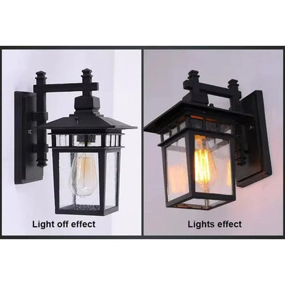 Wall Mounted Outdoor Light for Steps and Pathways with Sealed Construction