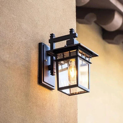 Wall Mounted Outdoor Light for Steps and Pathways with Sealed Construction