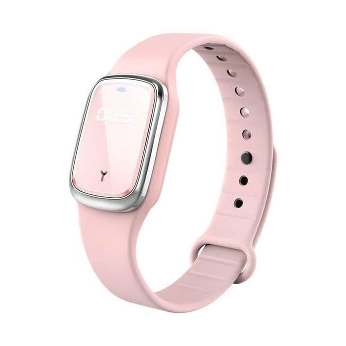 Ultrasonic Mosquito Repellent Wristband with Adjustable Silicone Strap