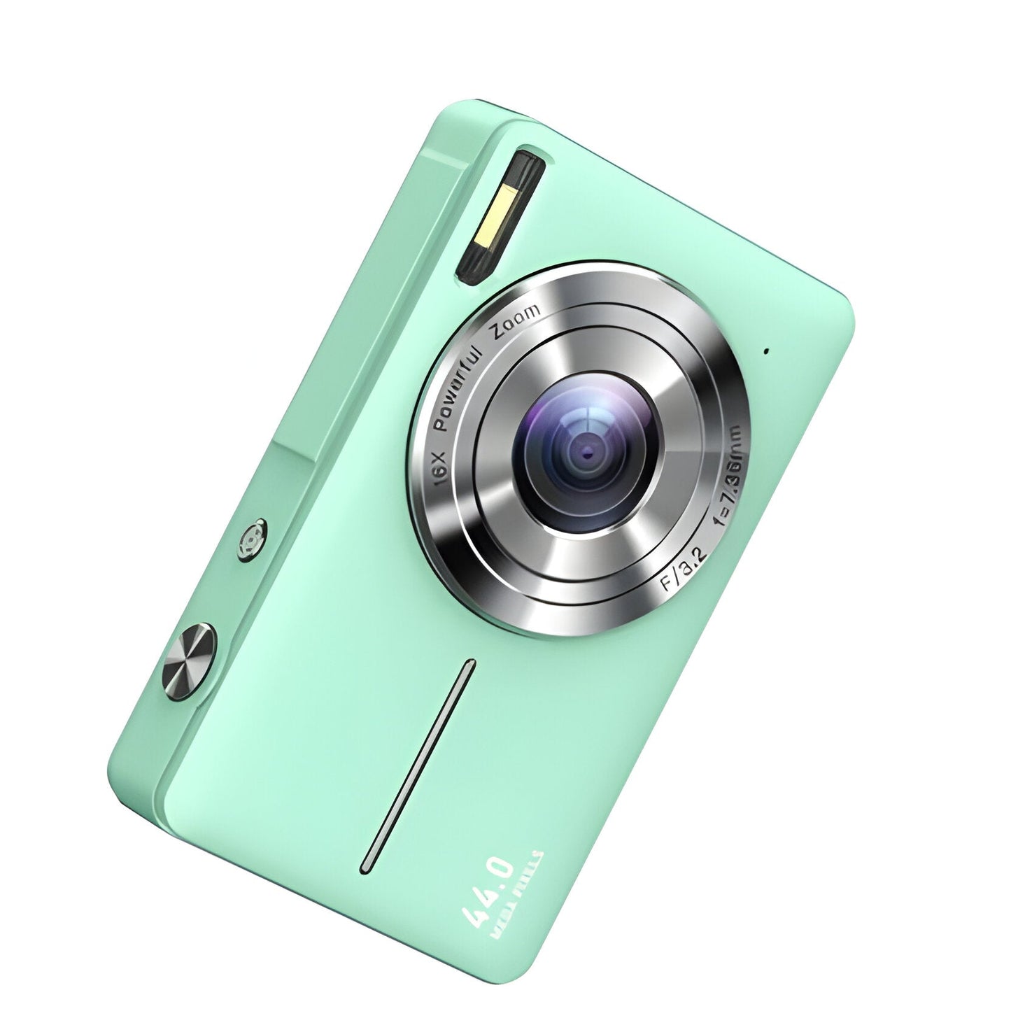 Digital Camera with 1080p Video and Auto Brightness Adjustment, Retro Style