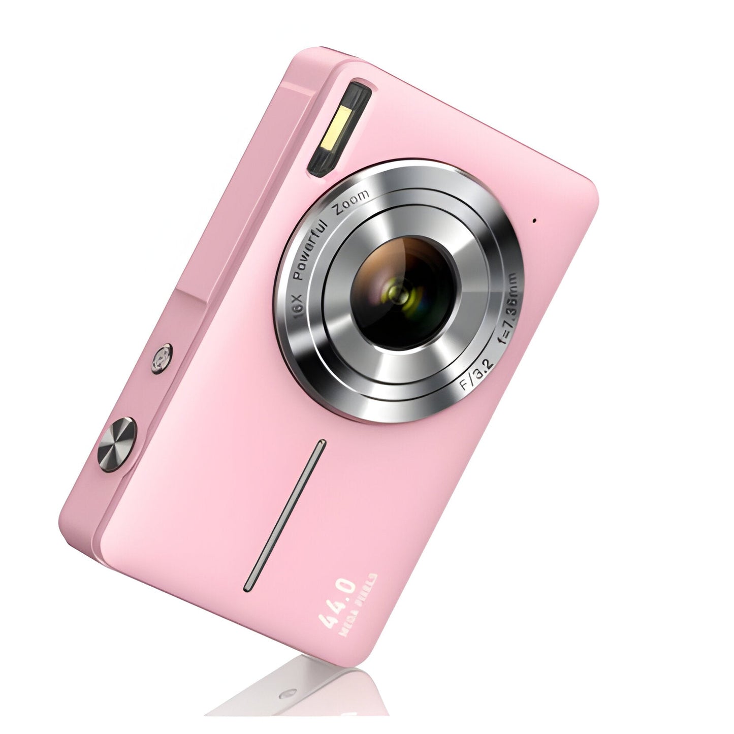 Digital Camera with 1080p Video and Auto Brightness Adjustment, Retro Style
