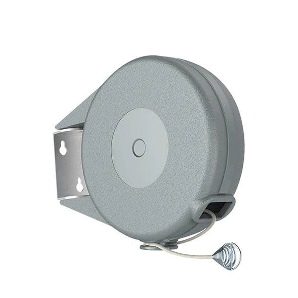 Wall-Mounted Retractable Clothesline with 472-Inch Extension and 180-Degree Swivel