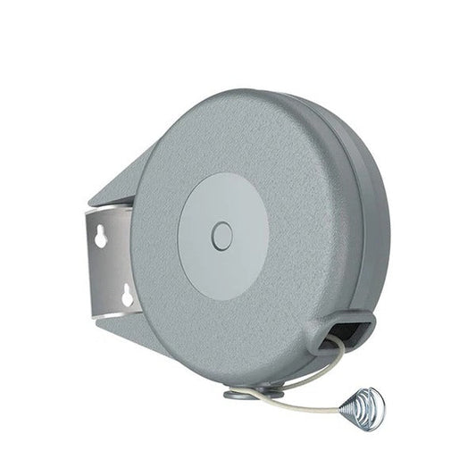 Wall-Mounted Retractable Clothesline with 472-Inch Extension and 180-Degree Swivel