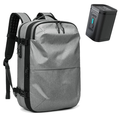 Water Resistant Travel Backpack with Compression Zones and Lockable Closures
