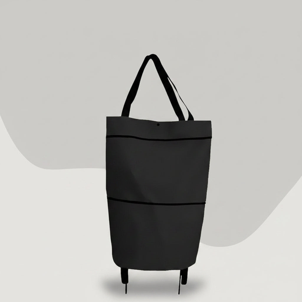 Rolling Shopping Bag with Foldable Design and Extendable Handle, Six Colors