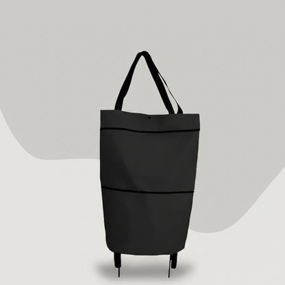 Rolling Shopping Bag with Foldable Design and Extendable Handle, Six Colors