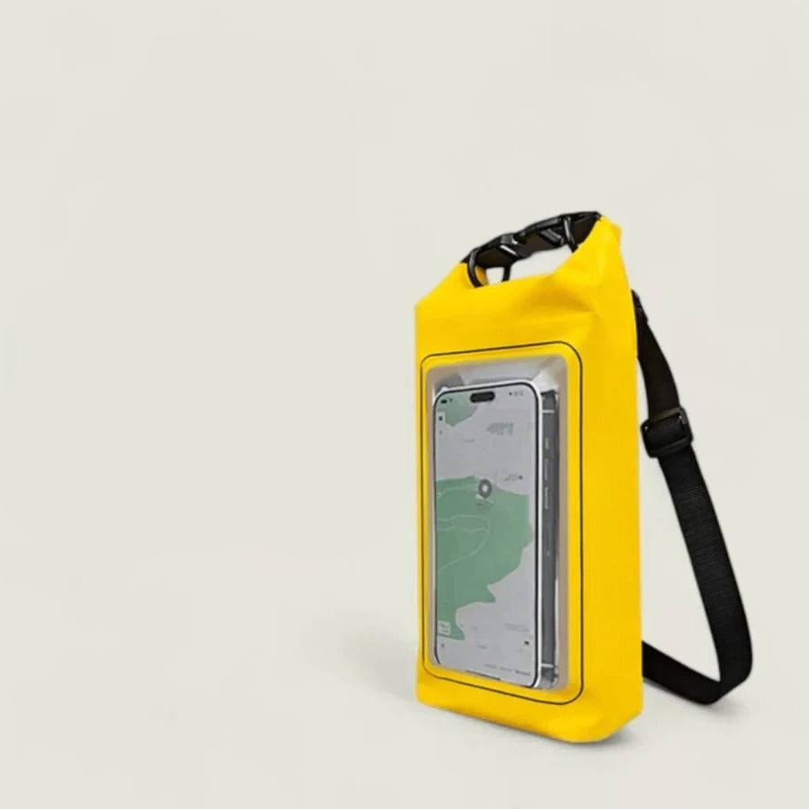Water Resistant Phone Pouch with Roll Down Seal for Smartphones