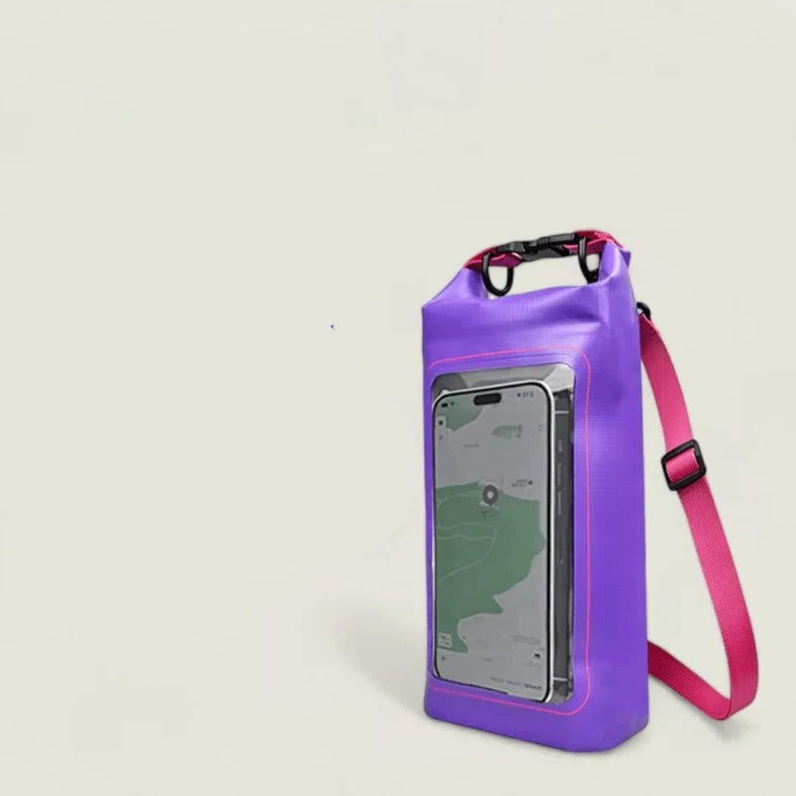 Water Resistant Phone Pouch with Roll Down Seal for Smartphones