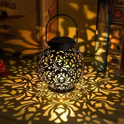 Solar LED Pendant Light with Remote Control and Automatic Dusk Activation