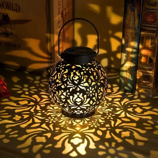 Solar LED Pendant Light with Remote Control and Automatic Dusk Activation
