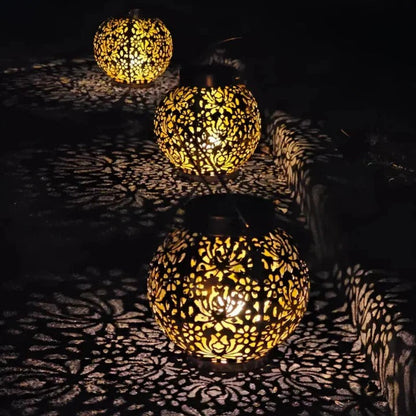 Solar LED Pendant Light with Remote Control and Automatic Dusk Activation