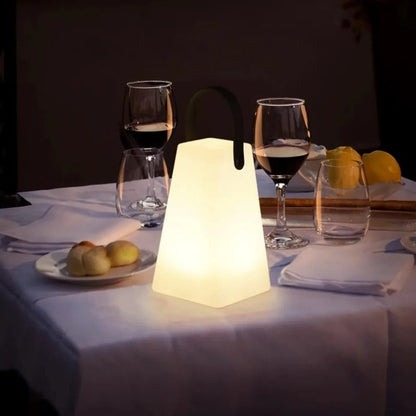 Rechargeable LED Table Lamp with Remote Control and Type C Charging Port