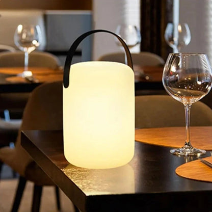 Rechargeable LED Table Lamp with Remote Control and Type C Charging Port