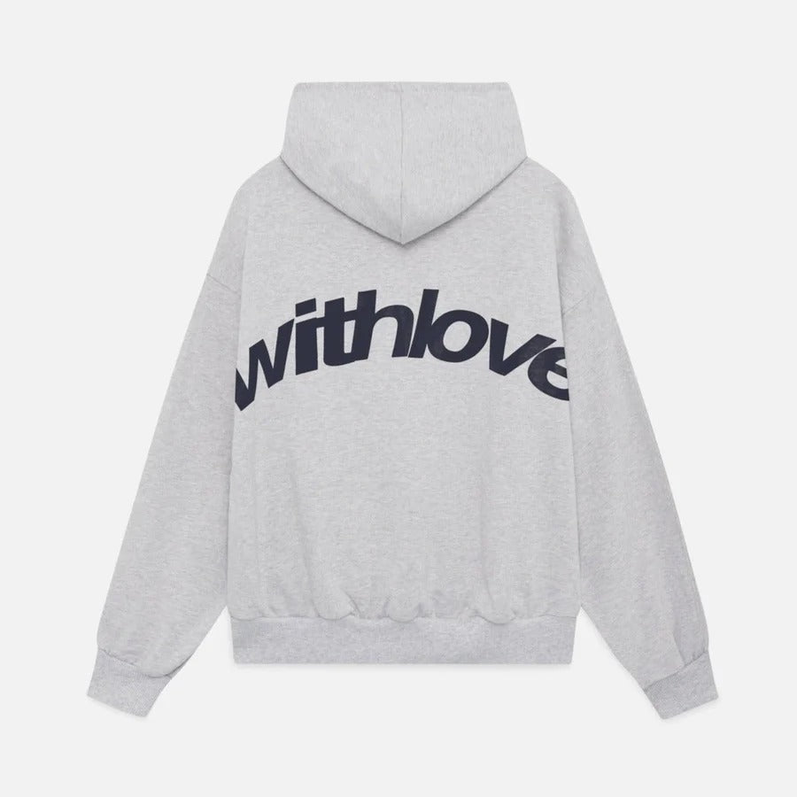 Oversized Pullover Hoodie with Adjustable Drawstring Hood and Front Pocket