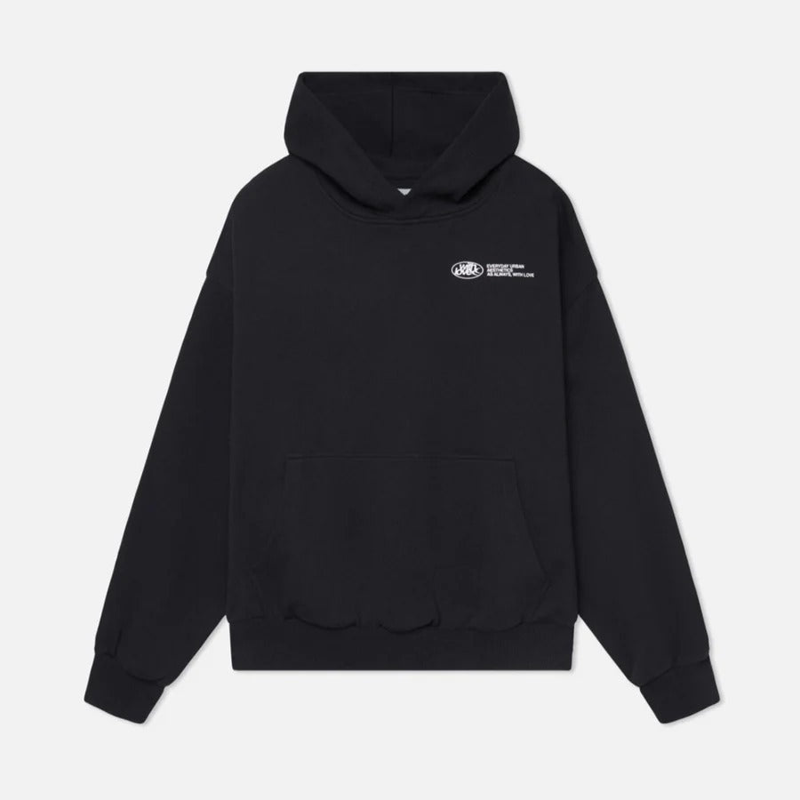 Oversized Pullover Hoodie with Adjustable Drawstring Hood and Front Pocket
