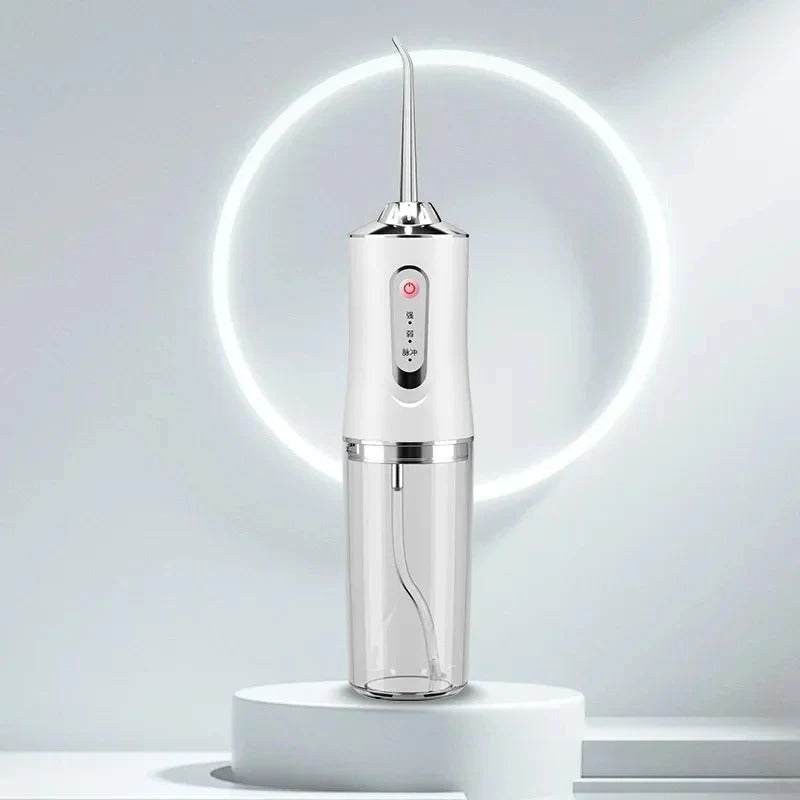 Cordless Water Flosser with Three Cleaning Modes and Four Nozzles