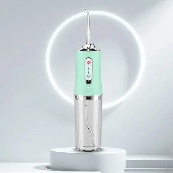 Cordless Water Flosser with Three Cleaning Modes and Four Nozzles
