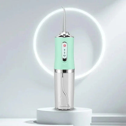 Cordless Water Flosser with Three Cleaning Modes and Four Nozzles